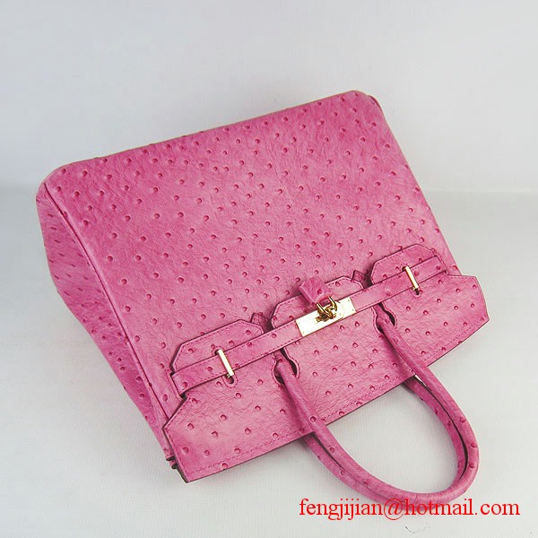 Hermes Birkin 35cm Ostrich Veins Handbag Light Peachblow 6089 Gold Hardware Hermes Birkin 35cm Ostrich Veins Handbag Light Peachblow 6089 Gold Hardware